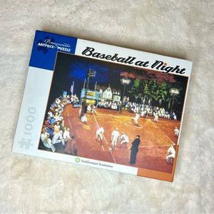 Morris Kantor Baseball At Night 1000 Smithsonian Institution Puzzle